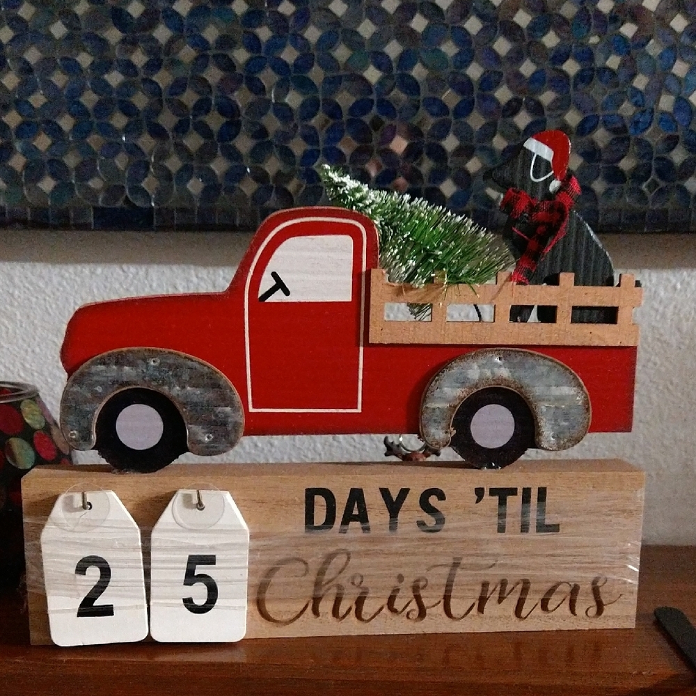 Red Truck Christmas Countdown
